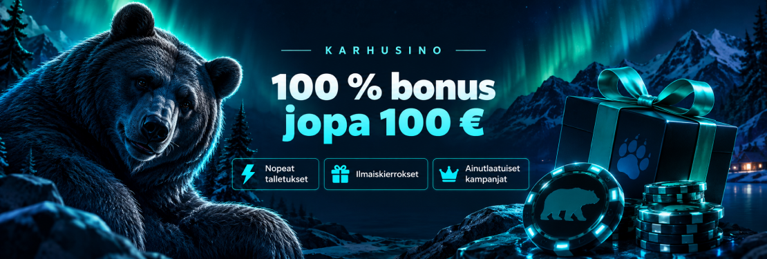 Karhusino-bonukset ja kampanjaehdot